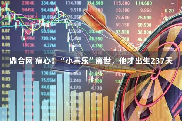 鼎合网 痛心！“小喜乐”离世，他才出生237天