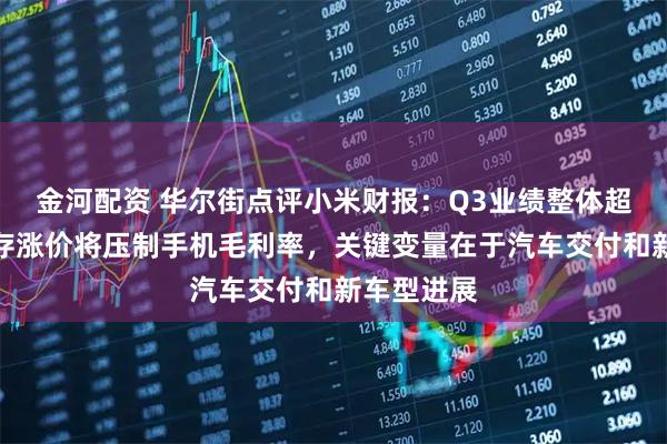 金河配资 华尔街点评小米财报:Q3业绩整体超预期,内存涨价将压制手机毛利率,关键变量在于汽车交付和新车型进展